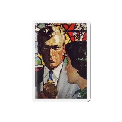 God's Sergeant, Redbook, October 1954 (Magazine Illustration) Refrigerator Magnet - The Sticker Space