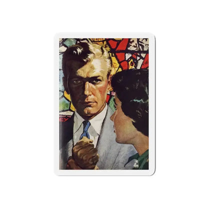 God's Sergeant, Redbook, October 1954 (Magazine Illustration) Refrigerator Magnet - The Sticker Space