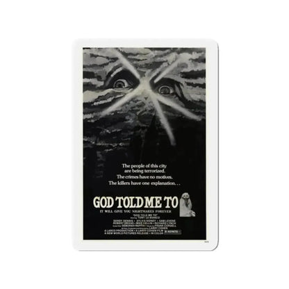GOD TOLD ME TO 1976 Movie Poster - Refrigerator Magnet 2 Inch - The Sticker Space