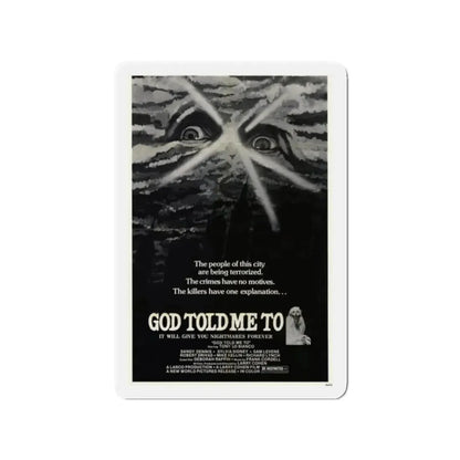 GOD TOLD ME TO 1976 Movie Poster - Refrigerator Magnet 2 Inch - The Sticker Space