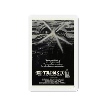 GOD TOLD ME TO 1976 Movie Poster - Refrigerator Magnet 4 Inch - The Sticker Space