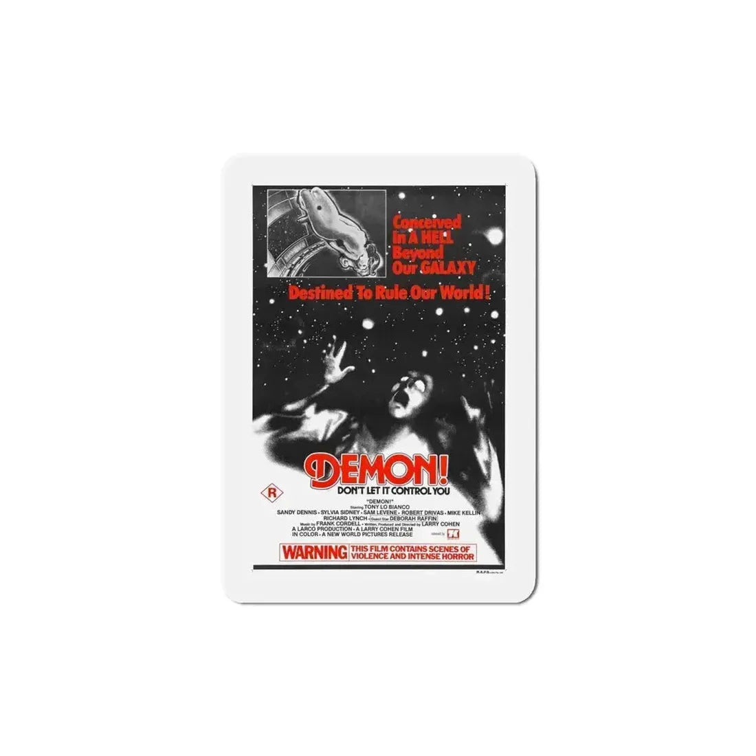 God Told Me To 1976 Movie Poster Refrigerator Magnet 5 Inch - The Sticker Space