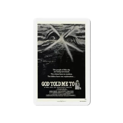 GOD TOLD ME TO 1976 Movie Poster - Refrigerator Magnet 5 Inch - The Sticker Space
