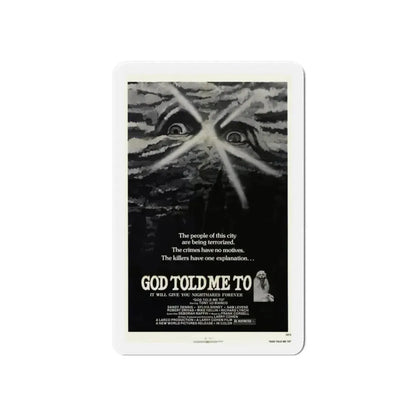 GOD TOLD ME TO 1976 Movie Poster - Refrigerator Magnet 6 Inch - The Sticker Space