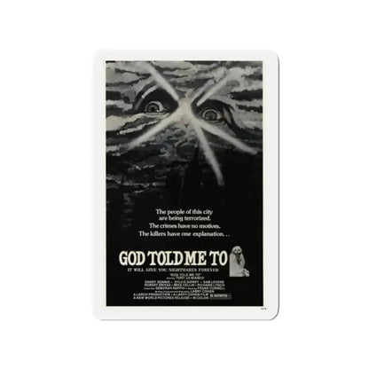 GOD TOLD ME TO 1976 Movie Poster - Refrigerator Magnet - The Sticker Space