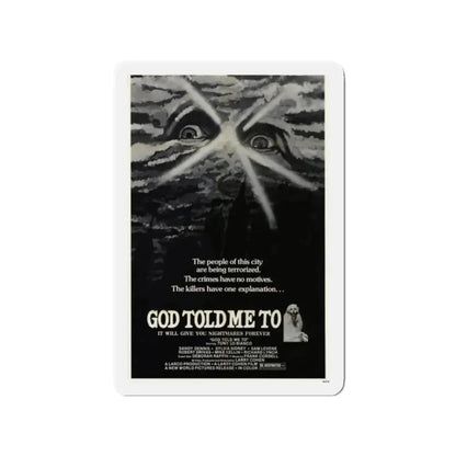 GOD TOLD ME TO 1976 Movie Poster - Refrigerator Magnet - The Sticker Space