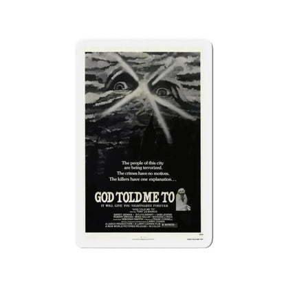 GOD TOLD ME TO 1976 Movie Poster - Refrigerator Magnet - The Sticker Space