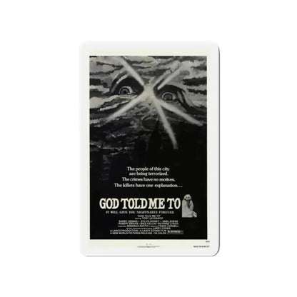 GOD TOLD ME TO 1976 Movie Poster - Refrigerator Magnet - The Sticker Space