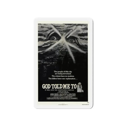 GOD TOLD ME TO 1976 Movie Poster - Refrigerator Magnet - The Sticker Space