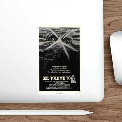 GOD TOLD ME TO 1976 Movie Poster STICKER Vinyl Die-Cut Decal-The Sticker Space