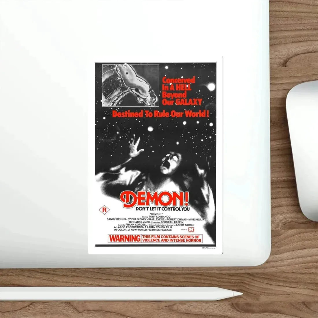 God Told Me To 1976 Movie Poster STICKER Vinyl Die-Cut Decal - The Sticker Space