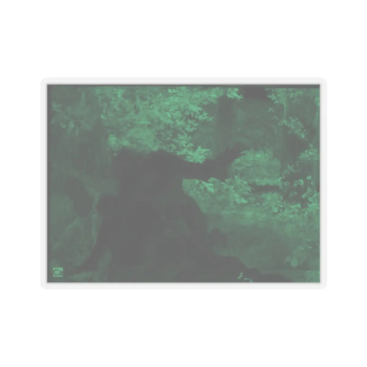 SKU:TSS-STICK-GDFSCH-4X4-1N1BT Sizes:4" × 4" Types:Transparent