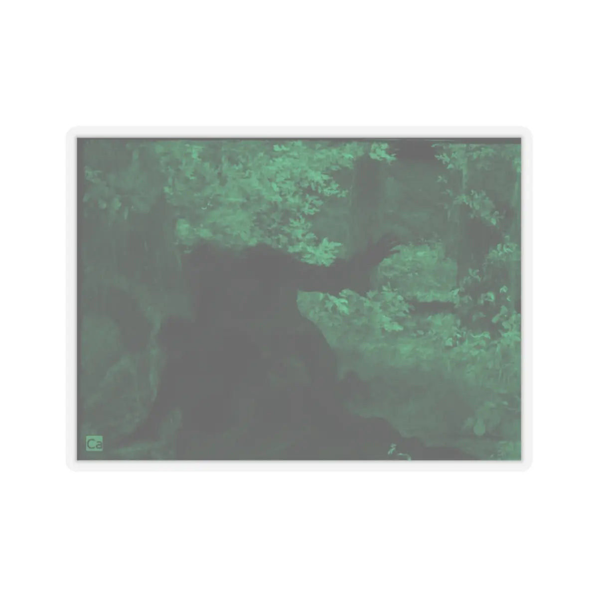 SKU:TSS-STICK-GDFSCH-6X6-1N1BT Sizes:6" × 6" Types:Transparent