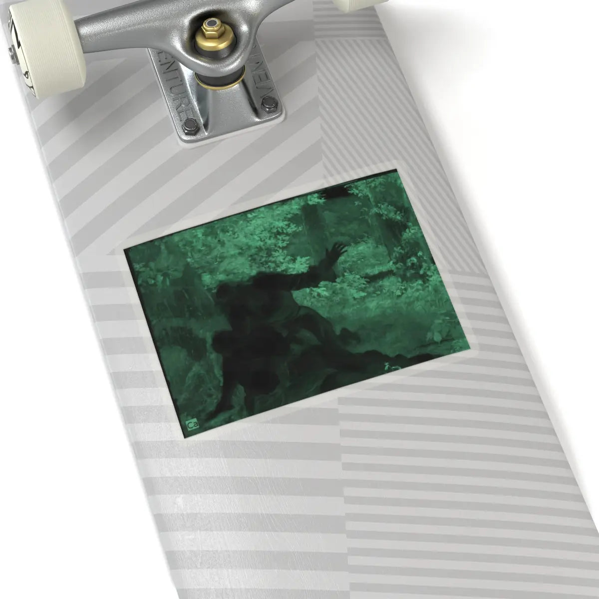 SKU:TSS-STICK-GDFSCH-6X6-1N1BT Sizes:6" × 6" Types:Transparent