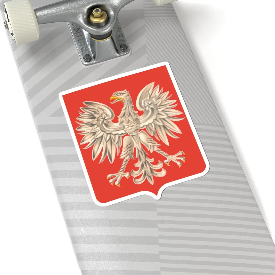 Godło PRL 1955 (Poland) (Coat of Arms) STICKER Vinyl Kiss-Cut Decal - The Sticker Space