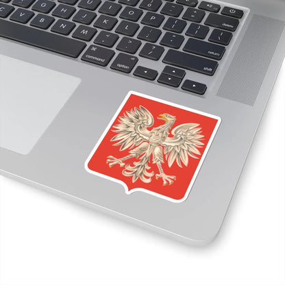Godło PRL 1955 (Poland) (Coat of Arms) STICKER Vinyl Kiss-Cut Decal - The Sticker Space
