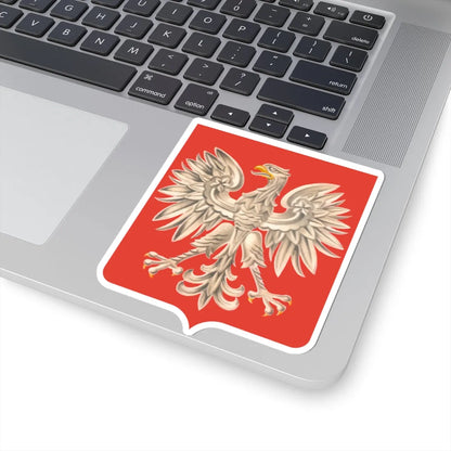 Godło PRL 1955 (Poland) (Coat of Arms) STICKER Vinyl Kiss-Cut Decal - The Sticker Space