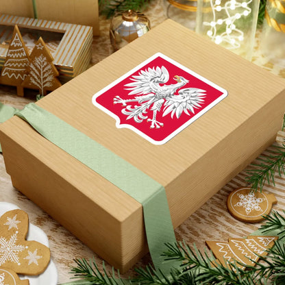 Godło PRL 1980 (Poland) (Coat of Arms) STICKER Vinyl Kiss-Cut Decal - The Sticker Space