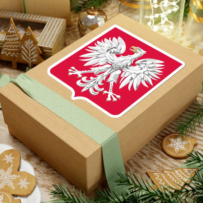 Godło PRL 1980 (Poland) (Coat of Arms) STICKER Vinyl Kiss-Cut Decal - The Sticker Space