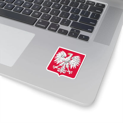 Godło PRL 1980 (Poland) (Coat of Arms) STICKER Vinyl Kiss-Cut Decal - The Sticker Space