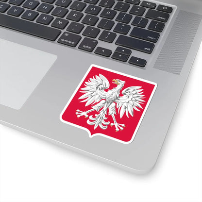 Godło PRL 1980 (Poland) (Coat of Arms) STICKER Vinyl Kiss-Cut Decal - The Sticker Space