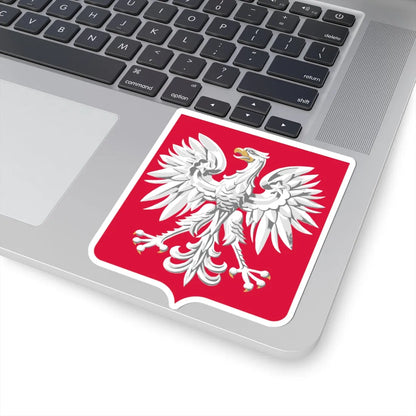 Godło PRL 1980 (Poland) (Coat of Arms) STICKER Vinyl Kiss-Cut Decal - The Sticker Space