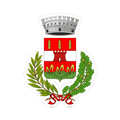 Godrano-Stemma (Italy) (Coat of Arms) STICKER Vinyl Kiss-Cut Decal 3 Inch White - The Sticker Space