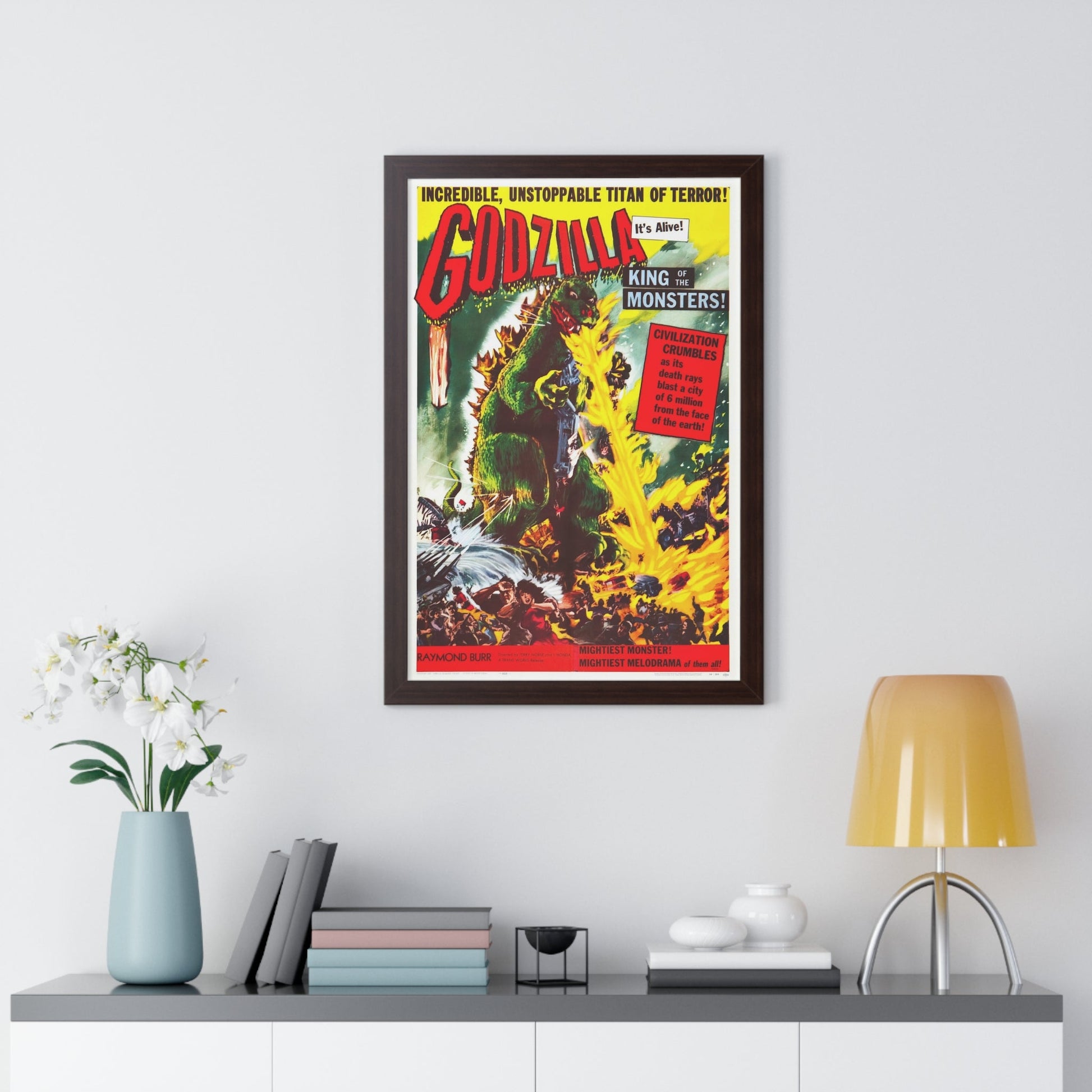 GODZILLA 1954 - Framed Movie Poster-The Sticker Space