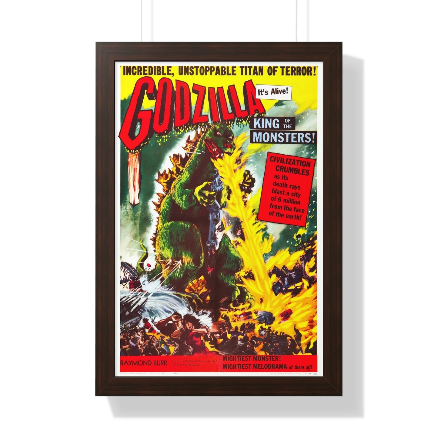 GODZILLA 1954 - Framed Movie Poster-16″ x 24″-The Sticker Space