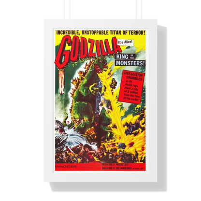 GODZILLA 1954 - Framed Movie Poster-16″ x 24″-The Sticker Space