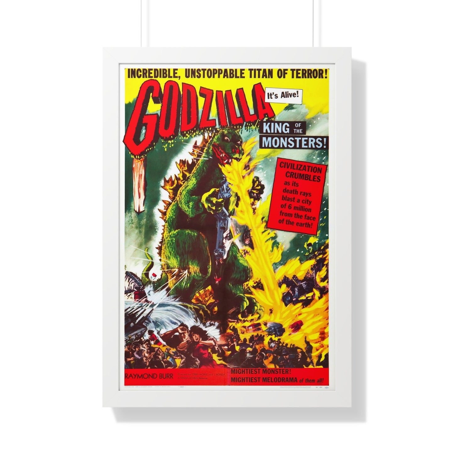 GODZILLA 1954 - Framed Movie Poster-20" x 30"-The Sticker Space