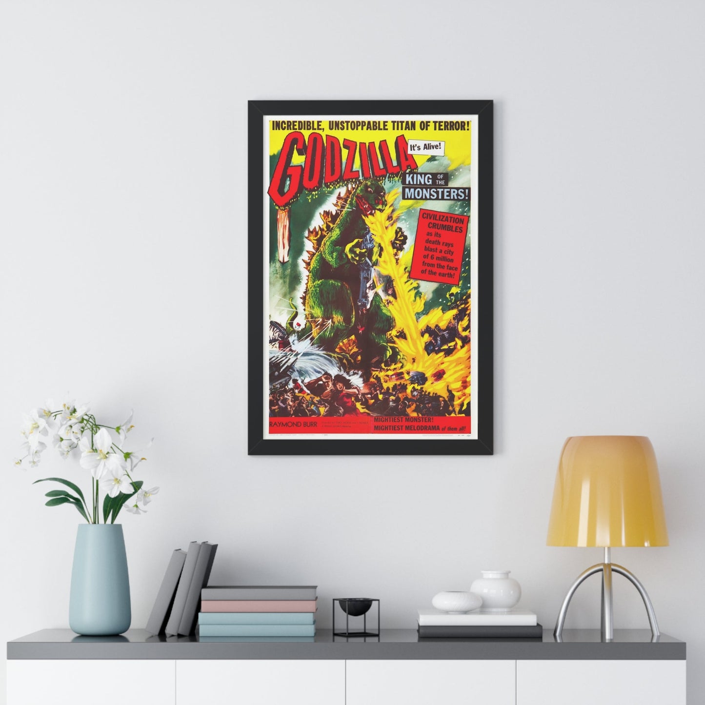 GODZILLA 1954 - Framed Movie Poster-The Sticker Space