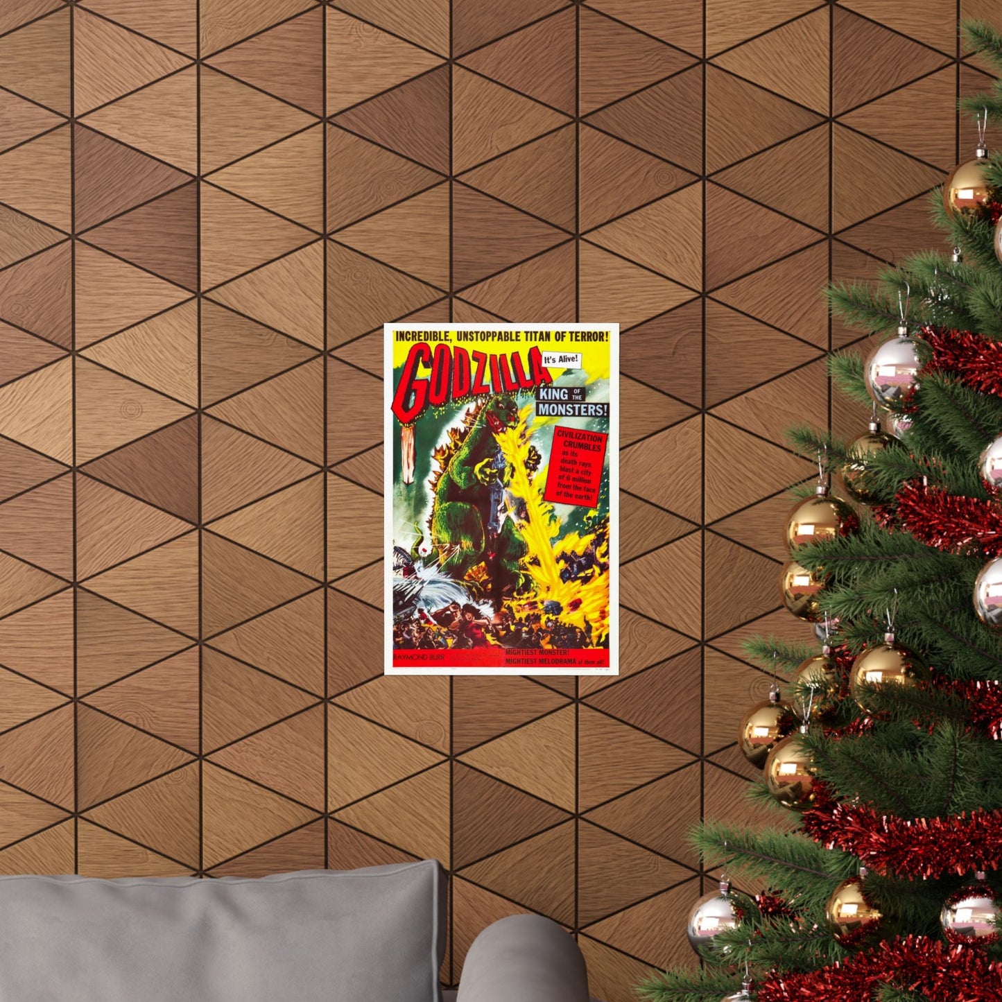 GODZILLA 1954 - Paper Movie Poster-The Sticker Space