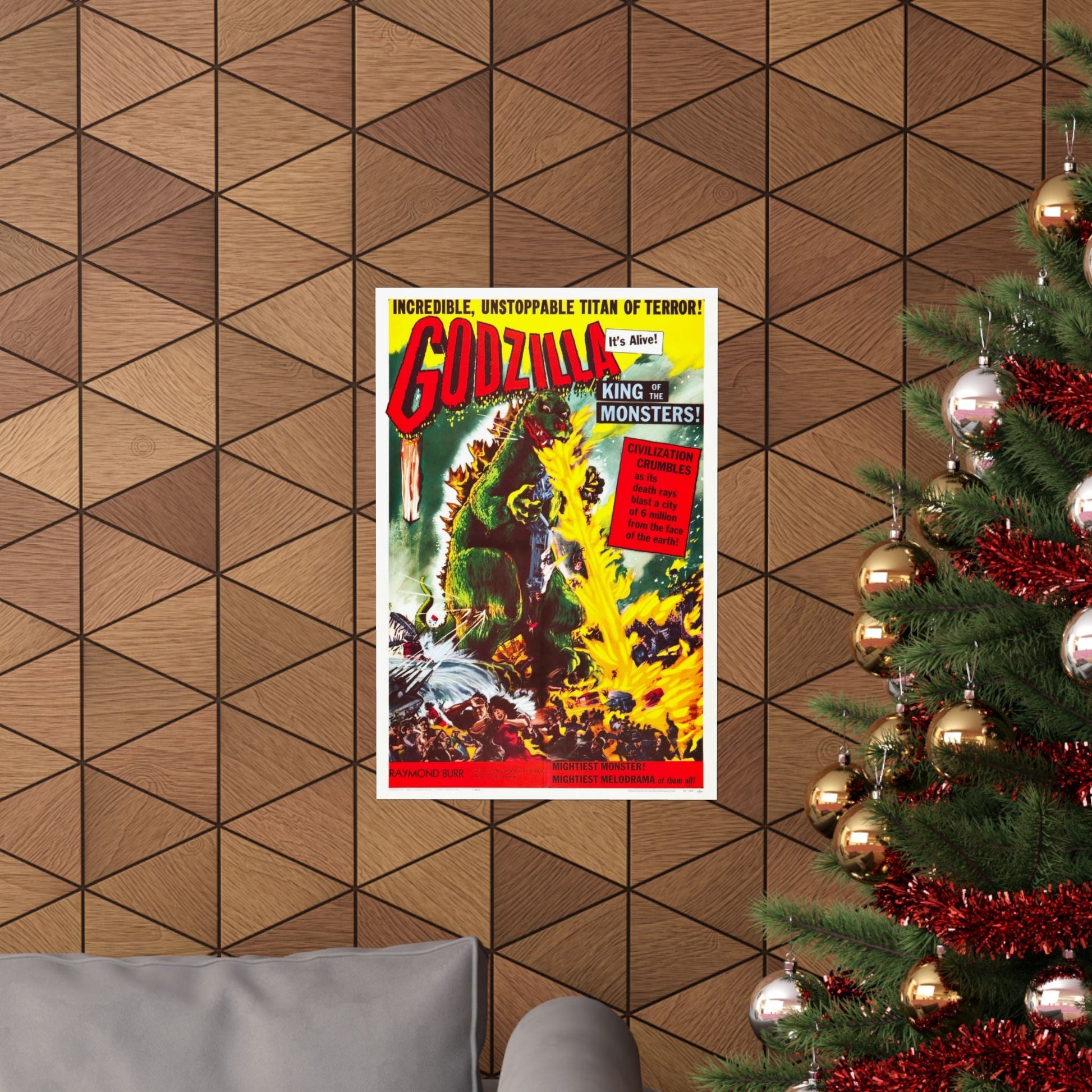 GODZILLA 1954 - Paper Movie Poster-The Sticker Space