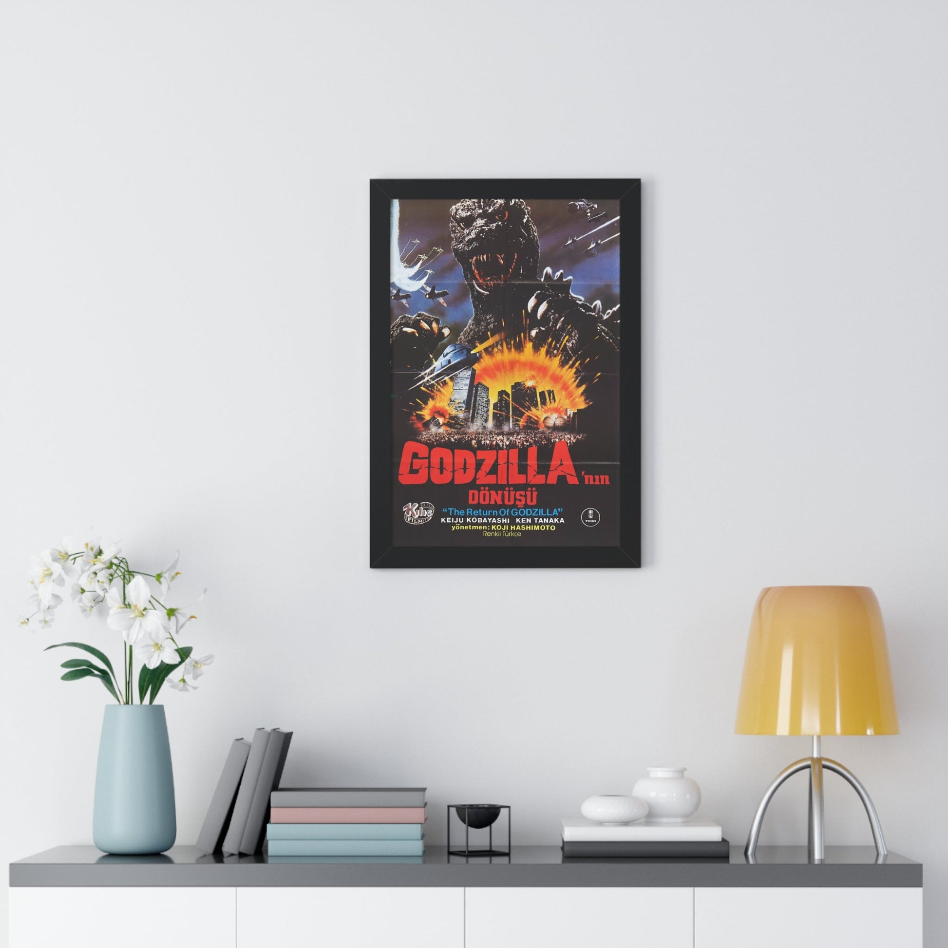 GODZILLA 1985 (3) - Framed Movie Poster-The Sticker Space