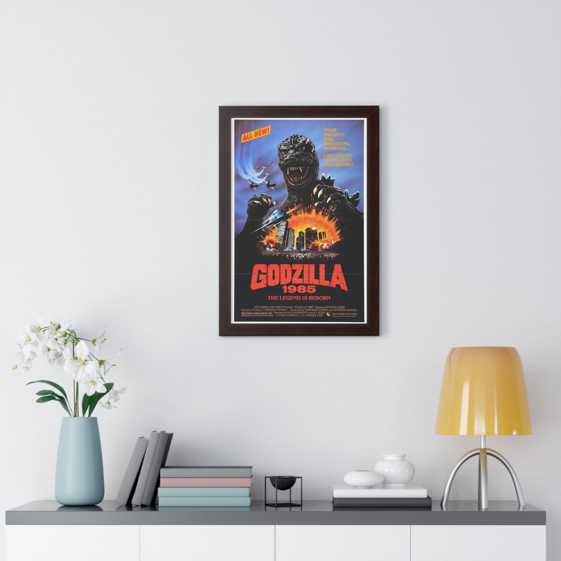 GODZILLA 1985 - Framed Movie Poster-The Sticker Space