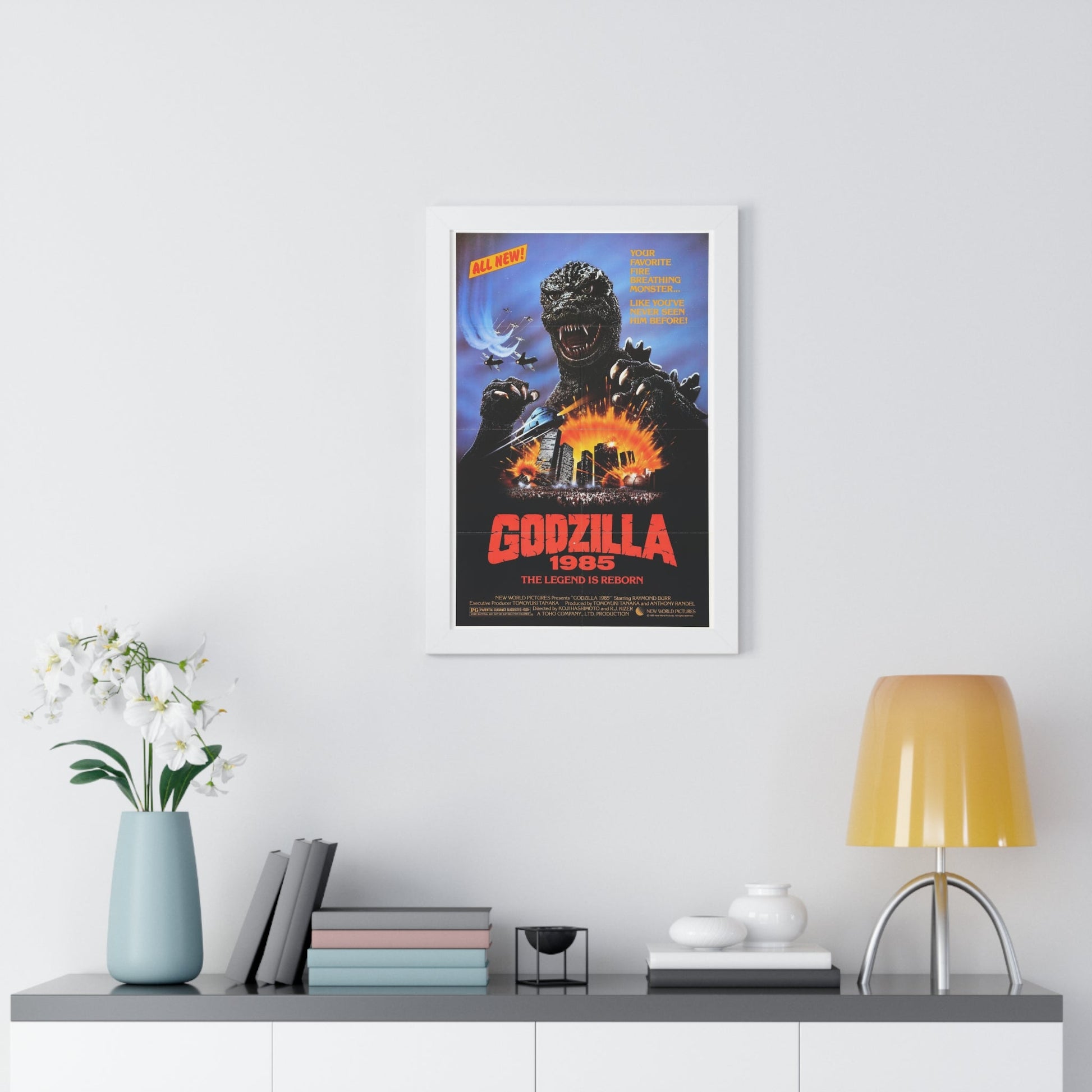 GODZILLA 1985 - Framed Movie Poster-The Sticker Space