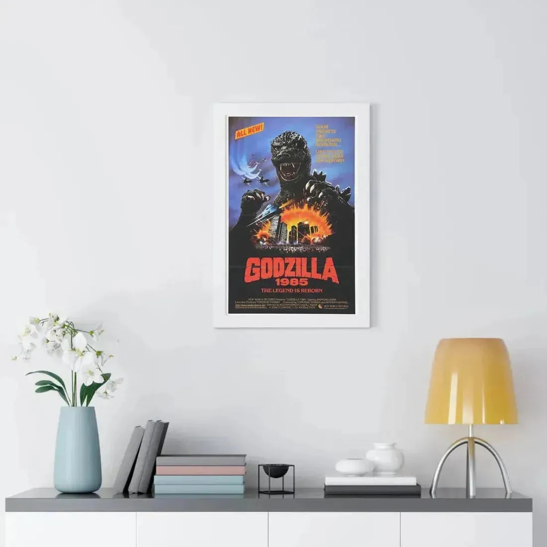 GODZILLA 1985 - Framed Movie Poster - The Sticker Space