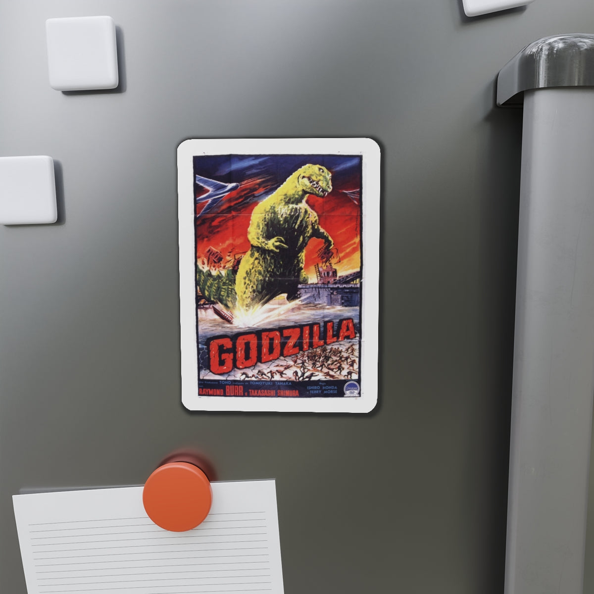 GODZILLA (2) 1954 Movie Poster - Die-Cut Magnet-The Sticker Space