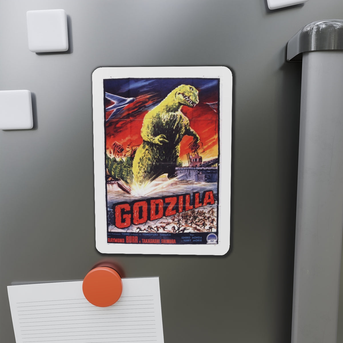 GODZILLA (2) 1954 Movie Poster - Die-Cut Magnet-The Sticker Space