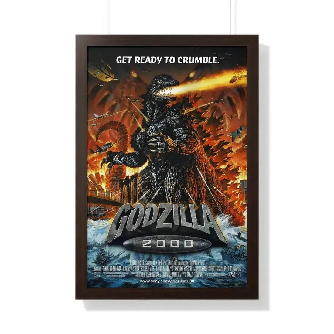 GODZILLA 2000 1999 - Framed Movie Poster - The Sticker Space