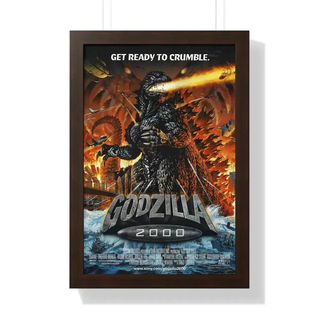 GODZILLA 2000 1999 - Framed Movie Poster - The Sticker Space