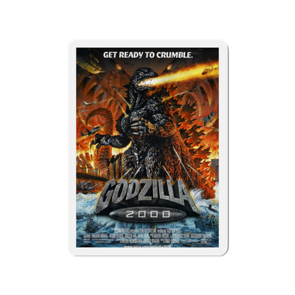 GODZILLA 2000 1999 Movie Poster - Die-Cut Magnet-2" x 2"-The Sticker Space