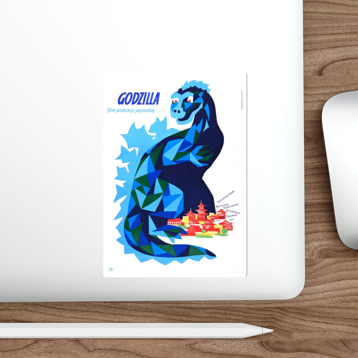 GODZILLA (3) 1954 Movie Poster STICKER Vinyl Die-Cut Decal-The Sticker Space