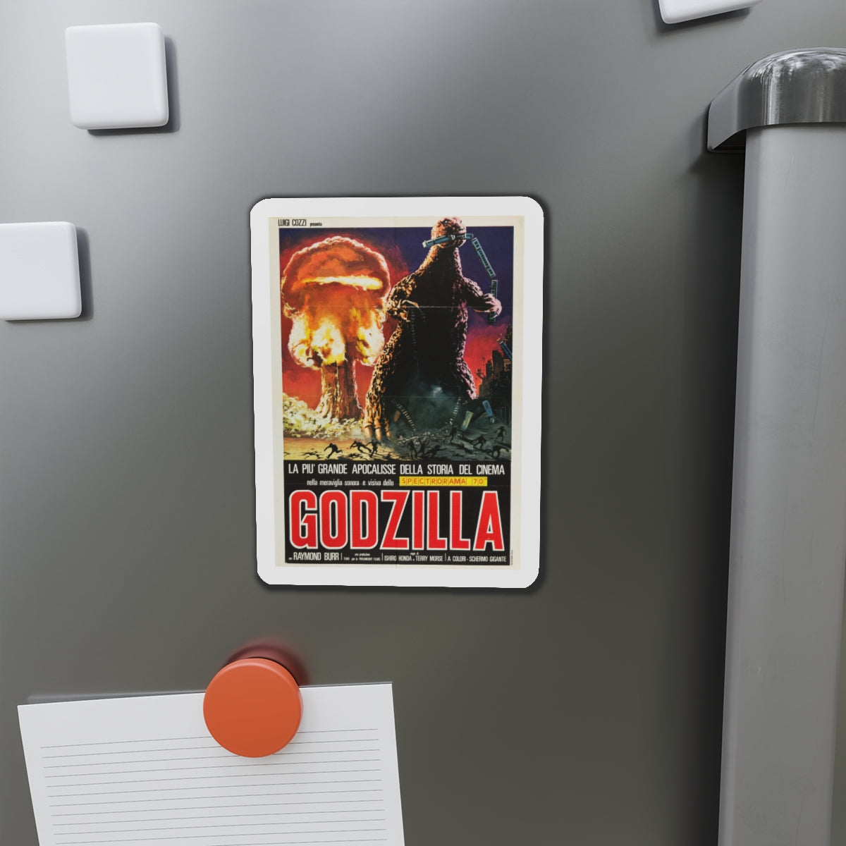 GODZILLA (COZZI) 1954 Movie Poster - Die-Cut Magnet-The Sticker Space