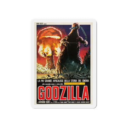 GODZILLA (COZZI) 1954 Movie Poster - Die-Cut Magnet-6 × 6"-The Sticker Space