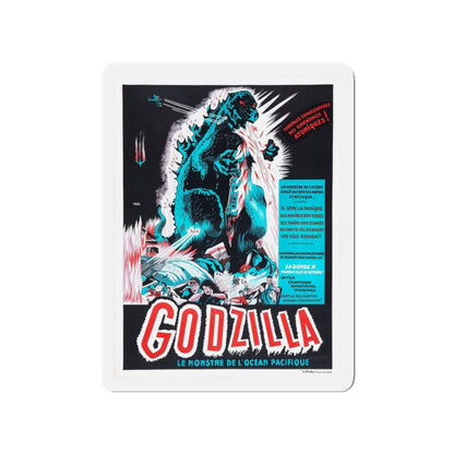 GODZILLA (FRENCH) 1954 Movie Poster - Die-Cut Magnet-4" x 4"-The Sticker Space