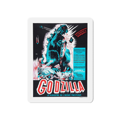 GODZILLA (FRENCH) 1954 Movie Poster - Die-Cut Magnet-5" x 5"-The Sticker Space