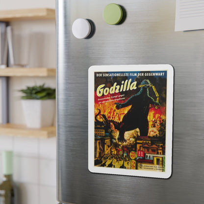 GODZILLA (GERMAN) 1954 Movie Poster - Die-Cut Magnet-The Sticker Space