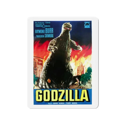 GODZILLA (ITALIAN) 1954 Movie Poster - Refrigerator Magnet 2 Inch - The Sticker Space